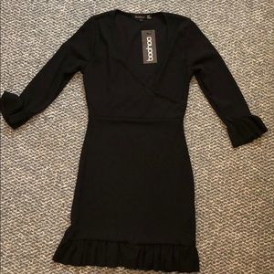 NWT boohoo Black Dress